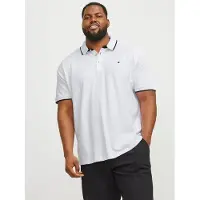 Jack & Jones Plus Size Einfarbig Poloshirt