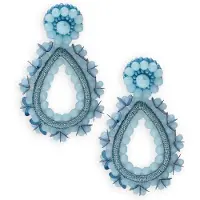PAULIE POCKET Damen Schmuck Aurelie Earrings - Lichtblauw - Größe ONESIZE
