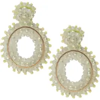 PAULIE POCKET Damen Schmuck Liva Earrings - Creme - Größe ONESIZE