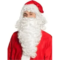Boland Weihnachtsmann Bart Mit Perücke: (ohne Mütze)
