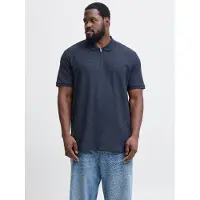 Jack & Jones Austin Zip Plus Size Kurzarm-poloshirt