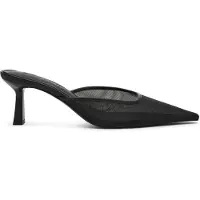 Steve madden Lisbeth Mules Black Mesh Größe: 38 | Pumps Outlet | Damen | Schwarz