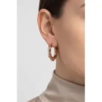 Purelei Hexagon Ohrringe Rosegold Größe: OS | Ohrringe Outlet | Damen | Rosa