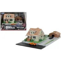Jada Modellauto Hollywood Rides Fast & Furious Nano Dom's House Display Diorama 9333668314R00