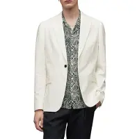 AllSaints Row Blazer Bone White Größe: 38 | Blazer Outlet | Herren | Weiß