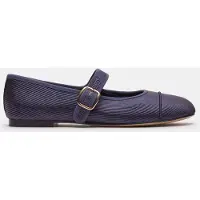 Steve madden Dory Flat Shoes Navy Satin Größe: 42 | Ballerinas Outlet | Damen | Blau