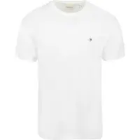 Gant T-Shirt Shield Logo Weiß