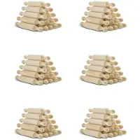 ISTOVO 90 Stücke Holz Nudelholz 6 Zoll Lange Küche Backen Nudel Holz Kleine Holz Teig Rolle für Kinder Fondant