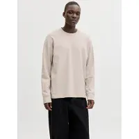 Jack & Jones Langarm-T-Shirt in Moonbeam | Gr.: XL