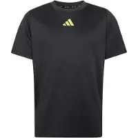 Adidas Trainingsanzug SPORTSWEAR "TRAIN ESSENTIALS 3-STREIFEN KIDS -SET", Kinder, Gr. 128, schwarz (schwarz, grün), Obermaterial: 100% Polyester, Sportanzüge Trainingsanzug