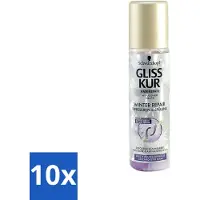 Schwarzkopf Gliss-Kur - Anti-Tangle Spray - Winter Repair - Leichtes Kämmen - 200 ml - Vorteilspack - 10 Stücke