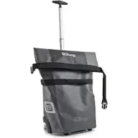 B&W bike.cases Fahrradtasche B3 Farbe grau, mit 2 Rollen+Teleskopgriff bis 15 kg