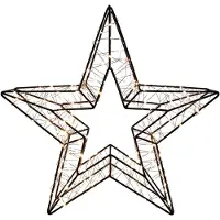Clayre & Eef Tischlampe Weiß Metall