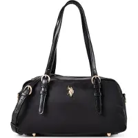 U.S. POLO ASSN. Schultertasche Umhängetasche Houston Bowling Bag Black schwarz