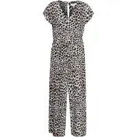 B.young Jumpsuit "Damen Overall BYMMJOELLA", Damen, Gr. 38, N-Gr, schwarz (schwarz leo mix), Obermaterial: 100% Viskose LENZING ECOVERO CV LenzEcov., Overalls Jumpsuit