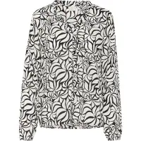 Kaffe Langarmbluse "Damen Bluse langarm KAellen"