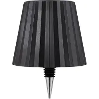 Clayre & Eef Tischlampe Schwarz Metall