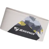 Ziener Stirnband "IMMRE-Z UNISEX", Damen, mustard speed print, Materialmix, Mützen Stirnband, elastisch