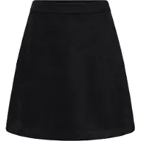 Ichi A-Linien-Rock "Damen Anzugrock IHFINO", Damen, Gr. 36, schwarz, Obermaterial: 97% Polyester PES. 3% Elasthan EL., Röcke A-Linien-Rock
