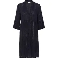 Kaffe Midikleid "Damen Kleid KAliv", Damen, Gr. 34, N-Gr, blau (dawn lila), Obermaterial: 100% Viskose LENZING ECOVERO CV LenzEcov., Kleider Midikleid
