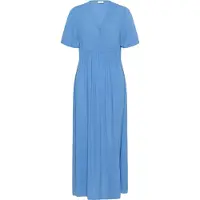 Kaffe Midikleid "Damen Kleid KAmyrna", Damen, Gr. 34, N-Gr, blau (ultramarine), Obermaterial: 100% Viskose LENZING ECOVERO CV LenzEcov., Kleider Midikleid