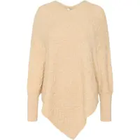 Kaffe Strickponcho "Damen Poncho KAvinnie"