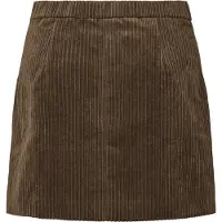 Pieces Pcaudre Cord Minirock | Braun | M