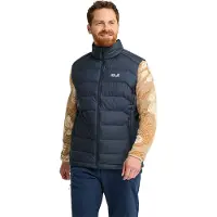 Jack Wolfskin Daunenweste "WILD PASS DOWN VEST M RDS" Daunenweste, warm, wind- und wasserabweisend