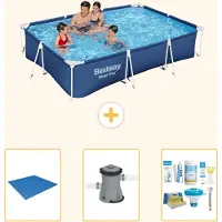 Bestway Steel Pro Rechteckig - 300x201x66 cm - 4-teilig S22299