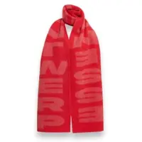 Essentiel Antwerp für Damen. KRISIS Foulard Logo Krisis rot (OSFA), Lässig, Wolle