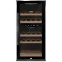 Caso Design WineClassic 24 Black, Weinkühlschrank mit Kompressortechnik
