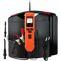 Vevor Kfz Stromkreistester Elektroprüfer 8–35 DCV mit Stromkreissonde & TFT-Farbdisplay & Beleuchtung, Spannungsprüfer mit & 6 m Kabel & Tragkoffer, 2 in 1 elektrischer Detektorfinder