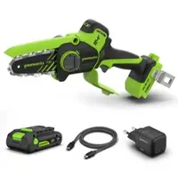 Greenworks POWERALL 24V Mini-Kettensäge 10cm Gen. II - 2Ah Akku