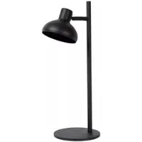 Licht-Erlebnisse Schreibtischlampe Schwarz GU10 Schwenkbar 46,7 CM Hoch Modern Metall
