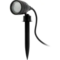 Eglo LED Außen-Strahler Nema 1 schwarz 18,5 x 11,5 cm GU10 Erdspieß