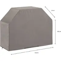 Madison - Abdeckung für Grill - 126 x 52 x 101 - Grau