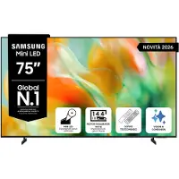 Samsung UE75M80HAUXZT, 190,5 cm (75"), 3840 x 2160 Pixel, LED, Smart-TV, WLAN, Schwarz