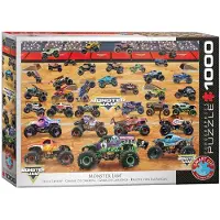 Eurographics Puzzle Zusammenbau Trucků Monster Jam 1000 Teileů