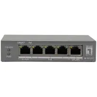 LevelOne GEP-0531, Unmanaged, L2, Gigabit Ethernet (10/100/1000), Power over Ethernet (PoE), Desktop-/Wandmontage, Wandmontage