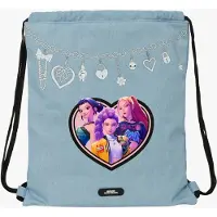 K POP Demon Hunters K-pop Demon Hunters Turnbeutel Blau Kinder Blau One Size