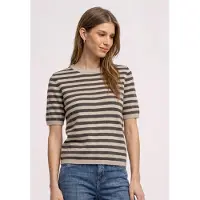 Street One Kurzarmpullover im Streifen-Design