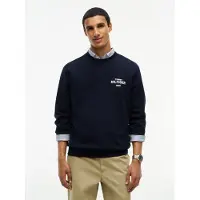 Tommy Hilfiger Sweatshirt "HILFIGER 1985 REF TERRY CREW", aus Baumwoll-Terry, Regular Fit