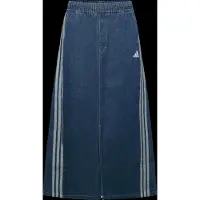 Adidas Sweatrock SPORTSWEAR "ST DNM WSH SK", Damen, Gr. S, blau (prloin), Obermaterial: 100% Baumwolle, Röcke Sweatrock, für Erwachsene, sportlicher Charakter, aus Baumwolle, lässiger Stil