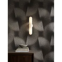 A.S. Création Vliestapete "Trend Spectrum Fan – Glamouröse 3D-Fächeroptik Vliestapete" 3D-Optik geometrisch glänzend strukturiert Grafisches Fächermotiv mit räumlicher Wirkung und edlem Glanz