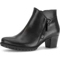 Gabor Stiefelette , Damen, Gr. 35, Textil, schwarz, Kalbsleder, unifarben, Schuhe Stiefelette, Blockabsatz, Ankleboots, Topseller