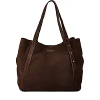 Hey Marly Pretty Wonder Suede Shopper Coffee