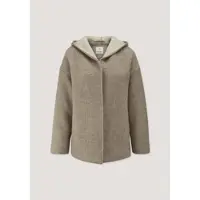 Hessnatur Rhönjacke Oversized aus Rhönwolle und Schurwolle in sand | Gr.: 48