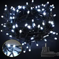 TolleTour Jopassy 20M LED Lichterkette Beleuchtung 8 Lichtmodi Innen Weihnachten Hochzeit Party Garten Deko 200LEDs Kaltweiß