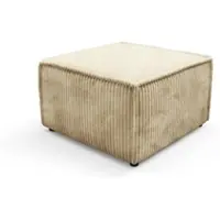 Masseno POLSTERHOCKER TESSO Modern Sitzhocker, Fußhocker Beige