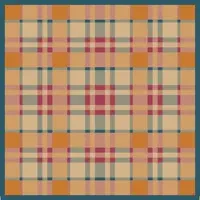 Duni Bio Dunicel-Mitteldecke 84 x 84 cm Glowy Tartan, 100 Stk/Krt (5 x 20 Stk)